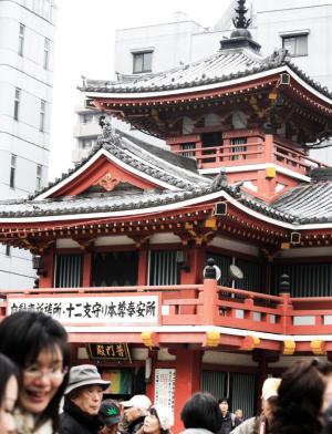 a photo of Osu Kannon Buddhist temple in Nagoya